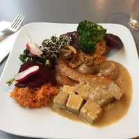 Plat du jour  at Aux Deux Portes Cafe in Geneva