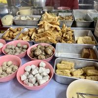 Mock meats and bits to choose from   at Chen Ee Vegetarian Food 正一素食 in Ipoh