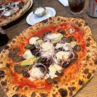 This was the 'Pizza Love' option ❤️ at Pizza Pilgrims - Shoreditch in East London