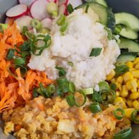 Rice Bowl at Wulflamstuben in Stralsund