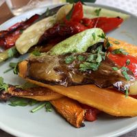 Baked veggies   at Zonja Gjene in Berat