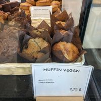 Vegan muffins at Boulangerie Le Toledo in Montreal
