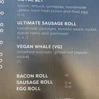 Smashed avocado meal  at The Hungry Whale in Jersey