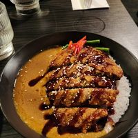 Katsu curry at Jack Frost Restaurant + Bar in Hotham Heights