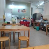 Indoor seating at Restoran Guan Ming Vege in Kuala Lumpur