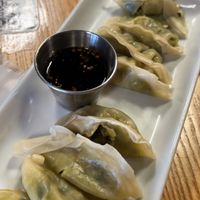 Vegetable dumplings   at The Rice Hat in Portland
