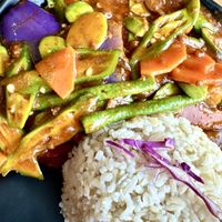 Sambal 4 Veggies  at Veggie Story Cafe in Johor Bahru