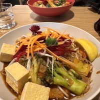 Pad Thai with tofu   at Khu Khu Milford in Milford