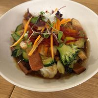 'Pork Belly' dish at Khu Khu Milford in Milford