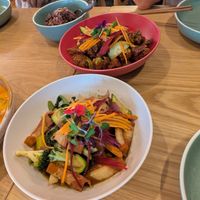 Pork belly and duck at Khu Khu Milford in Milford