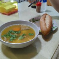 Curry with bread at Quán Chay Trường Lâm in Hoi An