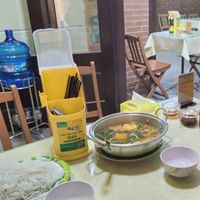 Mushroom hot pot at Quán Chay Trường Lâm in Hoi An