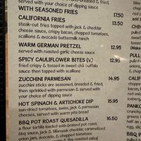 Starter Menu  at The Kettle in Manhattan Beach