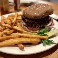 Quinoa and Black Bean Veggie Burger   at The Kettle in Manhattan Beach