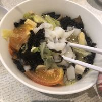 S02 seaweed soup (add kwey teow) $7 at Vegetarian Express Cafe in Northeast Singapore