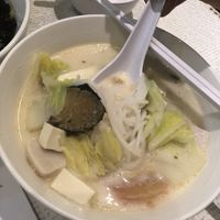 N02 sliced fish bee hoon soup (add milk) $6.80 at Vegetarian Express Cafe in Northeast Singapore