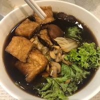 N04 herbal kuey teow soup $7 at Vegetarian Express Cafe in Northeast Singapore