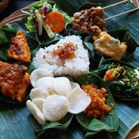 Nasi campur at Adi Warung in Ubud