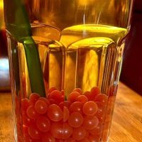 Zitrone Erdbeere Boba Tee at How Bao in Solingen