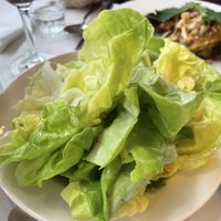 Green salad  at Hotel de Goudfazant in Amsterdam