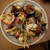 Mixed delicious  at Bloom Sushi Botanique in Quebec