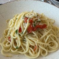 Spaghetti aglio e olio  at Vegera   in Mykonos