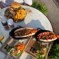 I got the two hotdogs for 14,90€ each. at OhMA Gent in Ghent