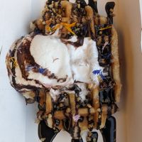 Waffle to go at OhMA Gent in Ghent