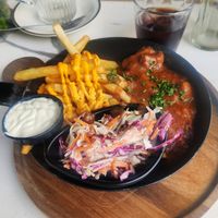 Belgian stew and cheesy chips at OhMA Gent in Ghent