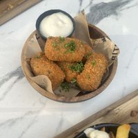 Truffle croquettes   at OhMA Gent in Ghent