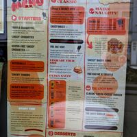 Menu page at Oh!Ma at OhMA Gent in Ghent