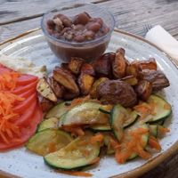 Mais opções Vegan do que não vegan 👌 at Vale do Rossim Eco Resort in Gouveia