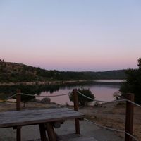 Vista ao pôr do sol at Vale do Rossim Eco Resort in Gouveia