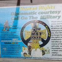 Little bit of International Humanitarian Law for yourself at Mama Fiyah Kitchen in Portland