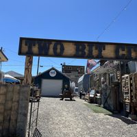 Two Bit City Fd Truck Lot entrance   at Local Advice - Maybe closed in Gardiner