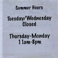 Summer hours  at Local Advice - Maybe closed in Gardiner