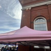 Look for the pink tent!!  at VegHeaven in Washington