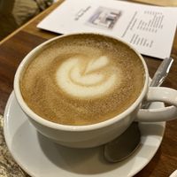 oat milk latte  at The Clootie Dumpling in Dunkeld