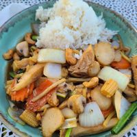 a vegan special of the day (forget name) at Baan Thai Bistro in Indianapolis