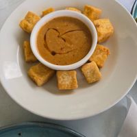 Crispy tofu.  Delicious! at Baan Thai Bistro in Indianapolis