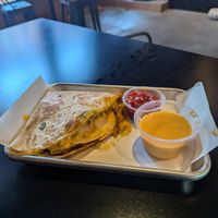 Cheesy quesedilla at Brunch Box in Springfield