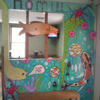 Inside  at Tricky Fish in Charleston