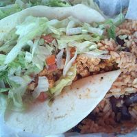 Vegan tacos  at Tricky Fish in Charleston