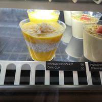 mango chia dessert   at Figaro Dessert Cafe in San Diego
