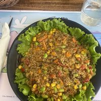 Quinoa con verduras  at O Forcado in Ezaro