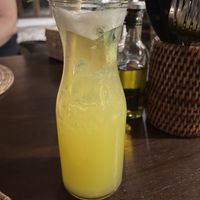 Cucumber pineapple mango juice   at Reef Bar & Restaurant in Koh Samet