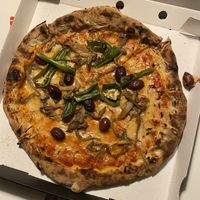Vegan mushroom pizza 🍕   at Dej - Bella in Copenhagen