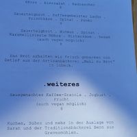 Karte at fika. Kaffeerösterei & Weinfachhandel in Wismar
