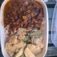 Black chickpea curry at Vege Rama - Adelaide St in Brisbane