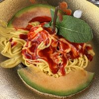 Mango-Maracuja-Spaghettieis  at Creamlovers in Bremen